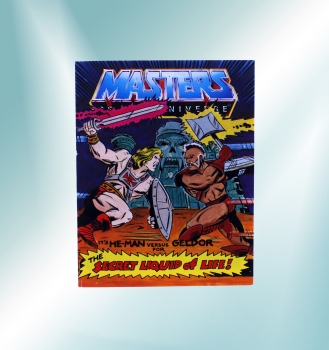 Masters of the Universe Mini-Comic (Figurenbeilage) It's He-Man versus Geldor for "The secret liquid of Life!" von Mattel (einsprachig)